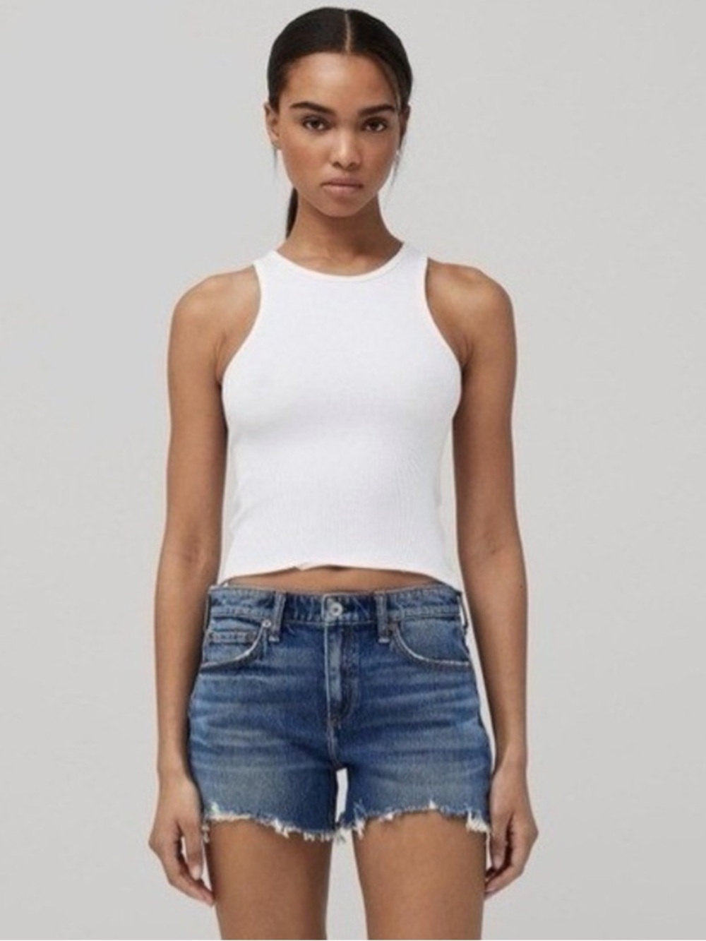 NEW rag & bone Dre Denim Cutoff Jeans Shorts. Medium Wash. Size 29
